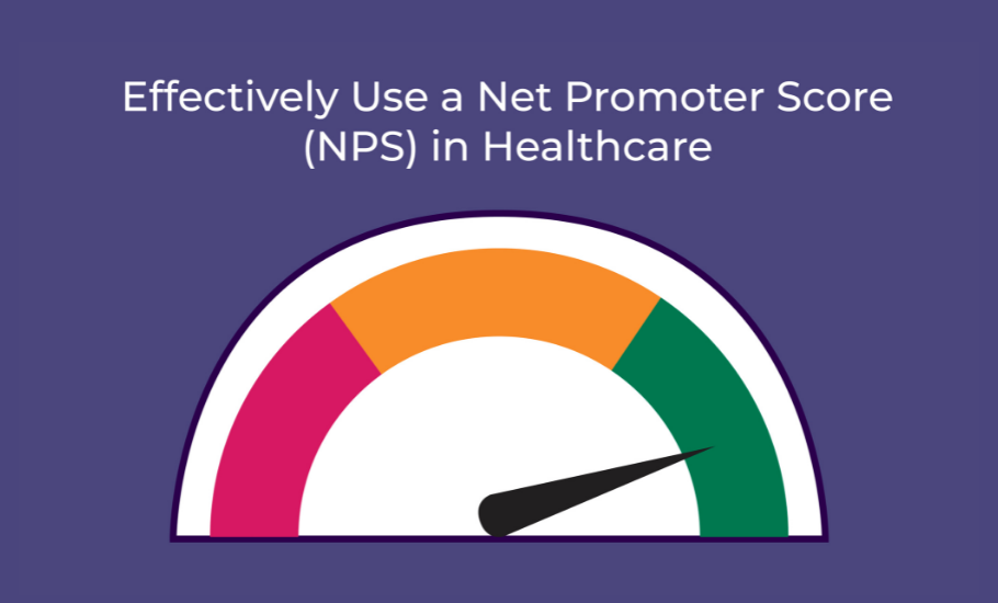 Effectively Use Net Promoter Score NPS in a Healthcare Organization; picture shows Net Promoter Score in Healthcare. scale
