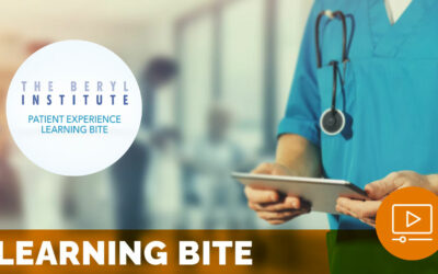Learning Bite Video: How Technology Can Add Value to Patient Experience